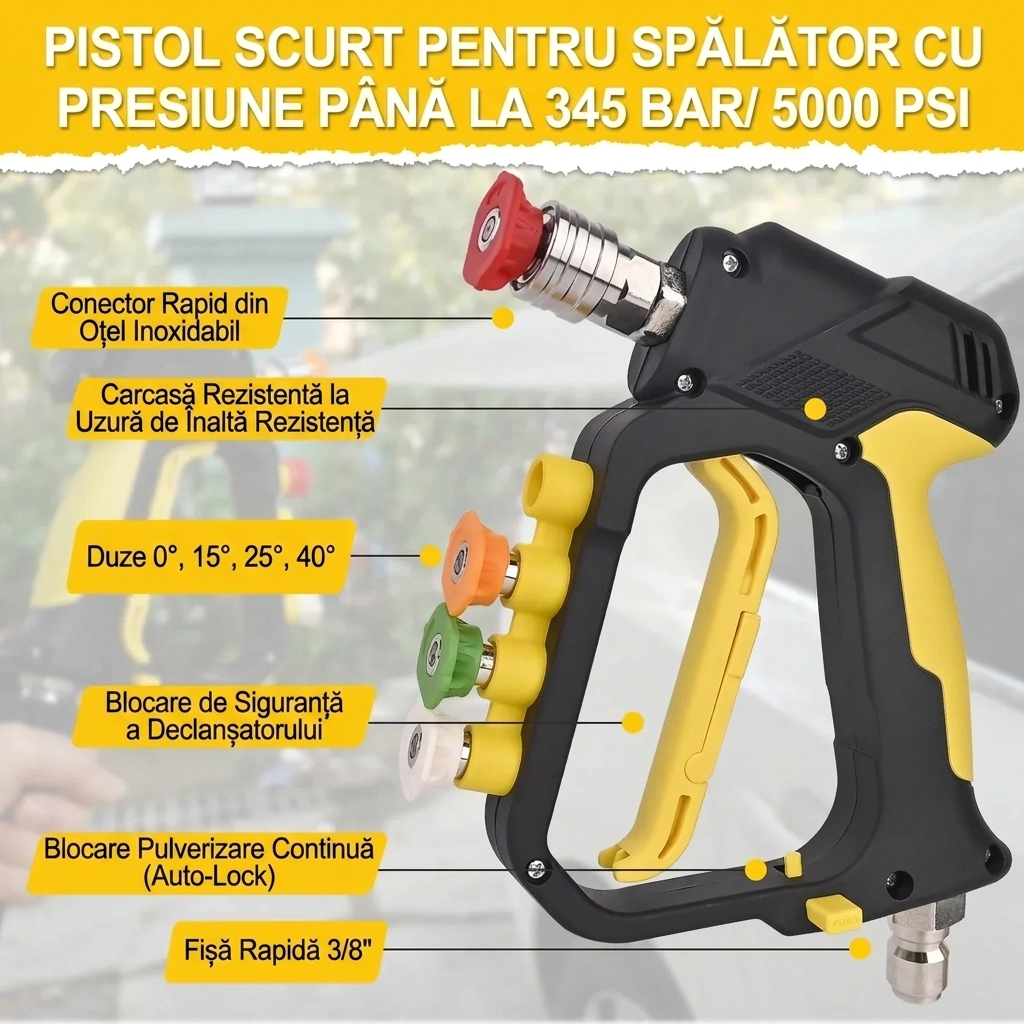 Pistol Spălare Cu Presiune