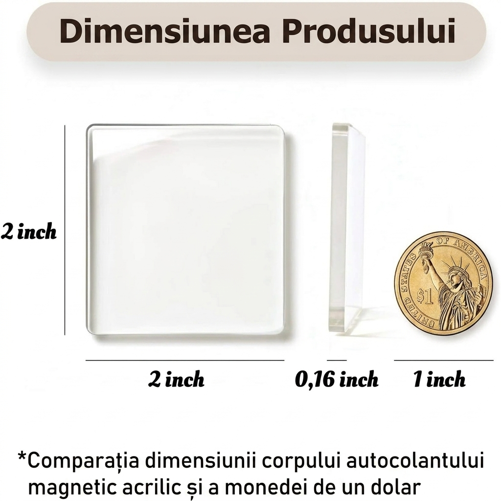 Magneți Acrilici DIY Frigider