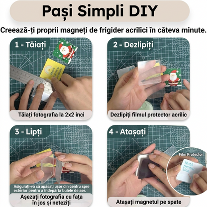 Magneți Acrilici DIY Frigider