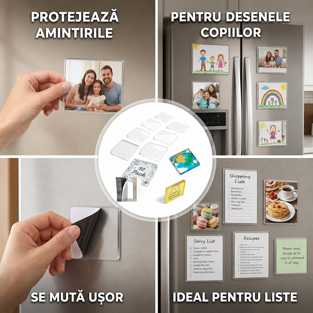 Magneți Acrilici DIY Frigider