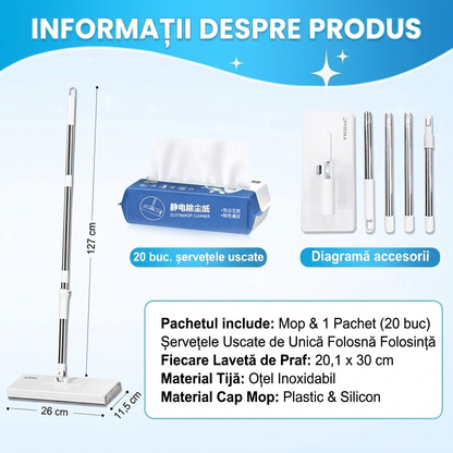 Mop Flat Curățare Rapidă