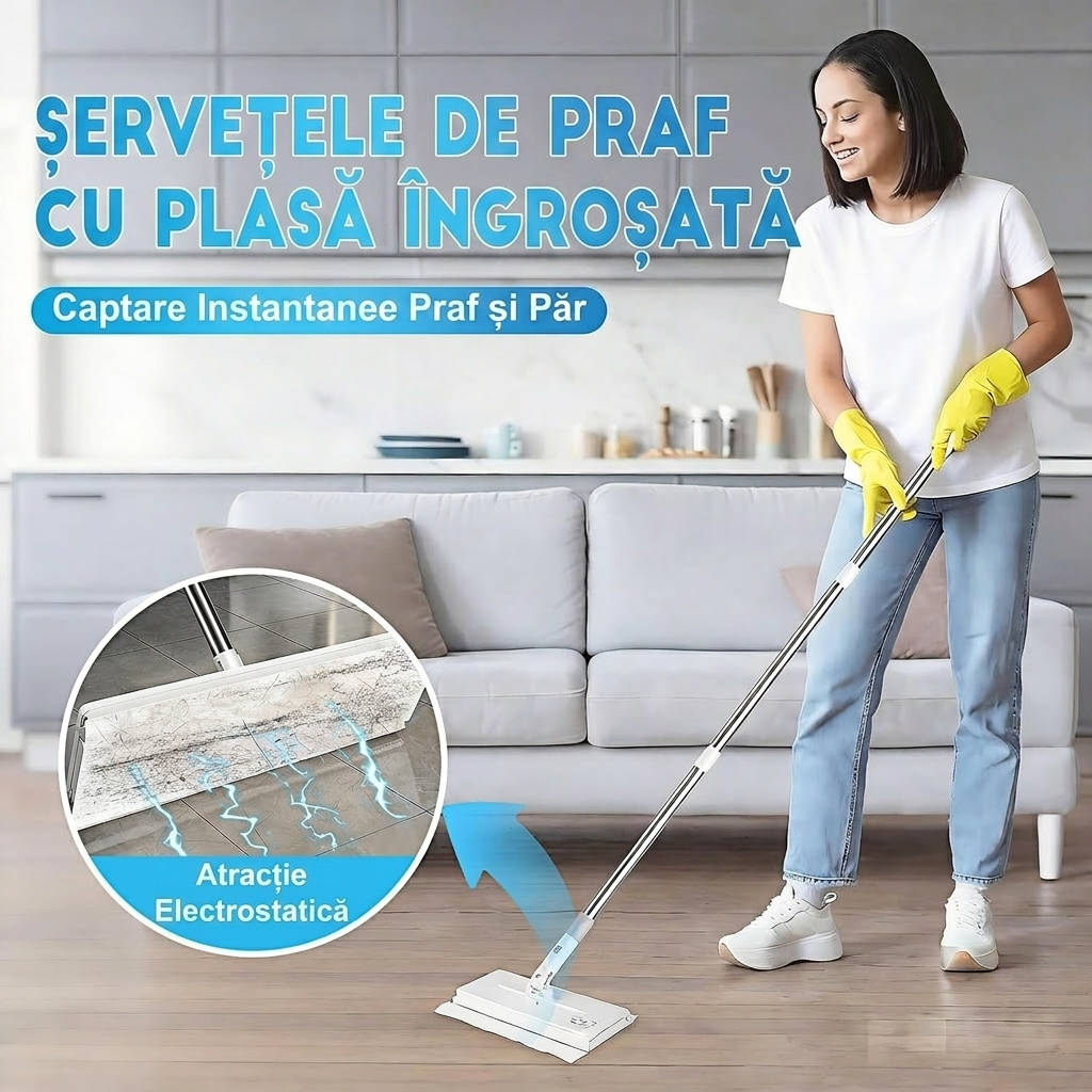 Mop Flat Curățare Rapidă