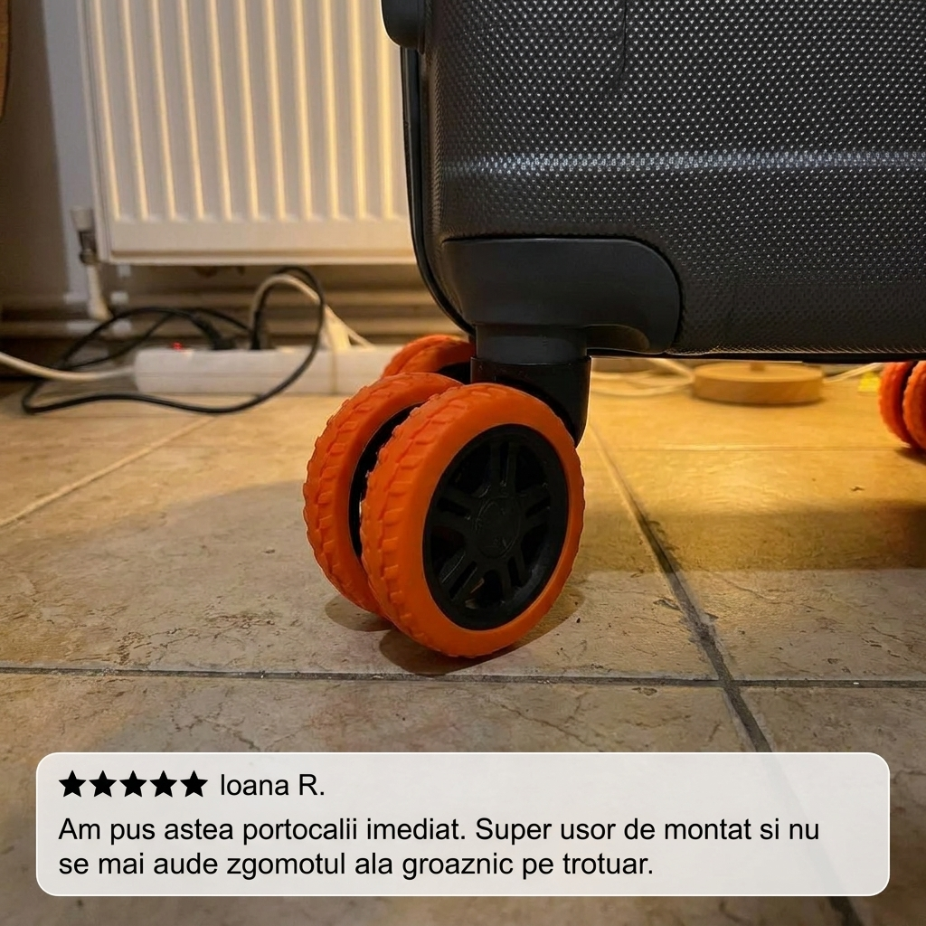 Protecții Silicon Roți Troler