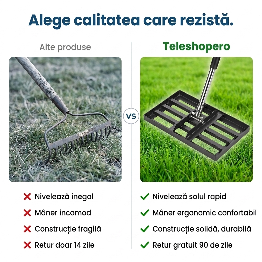 Greblă Nivelare Gazon