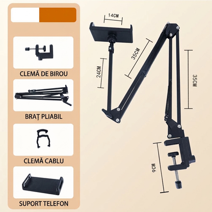 Suport Retractabil Telefon Tableta