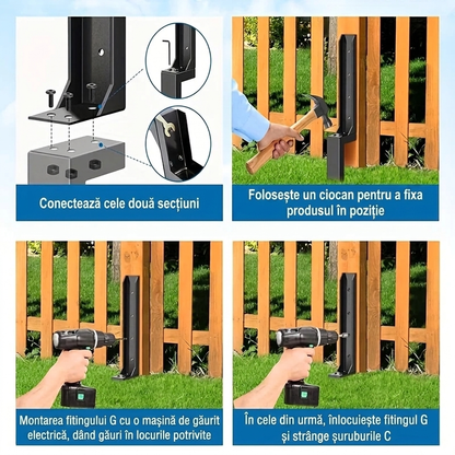 Kit Reparare Stâlpi Gard