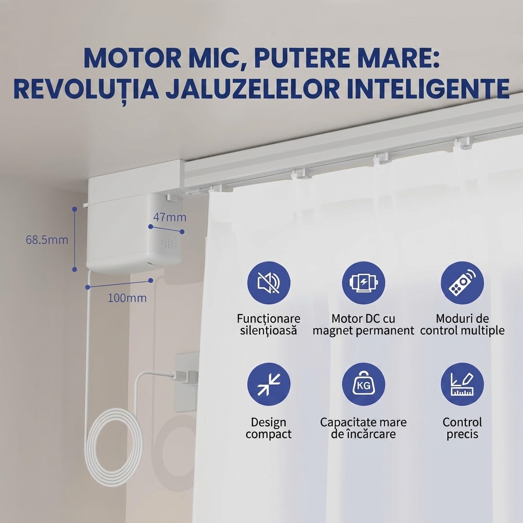 Motor Cortină Inteligent WiFi