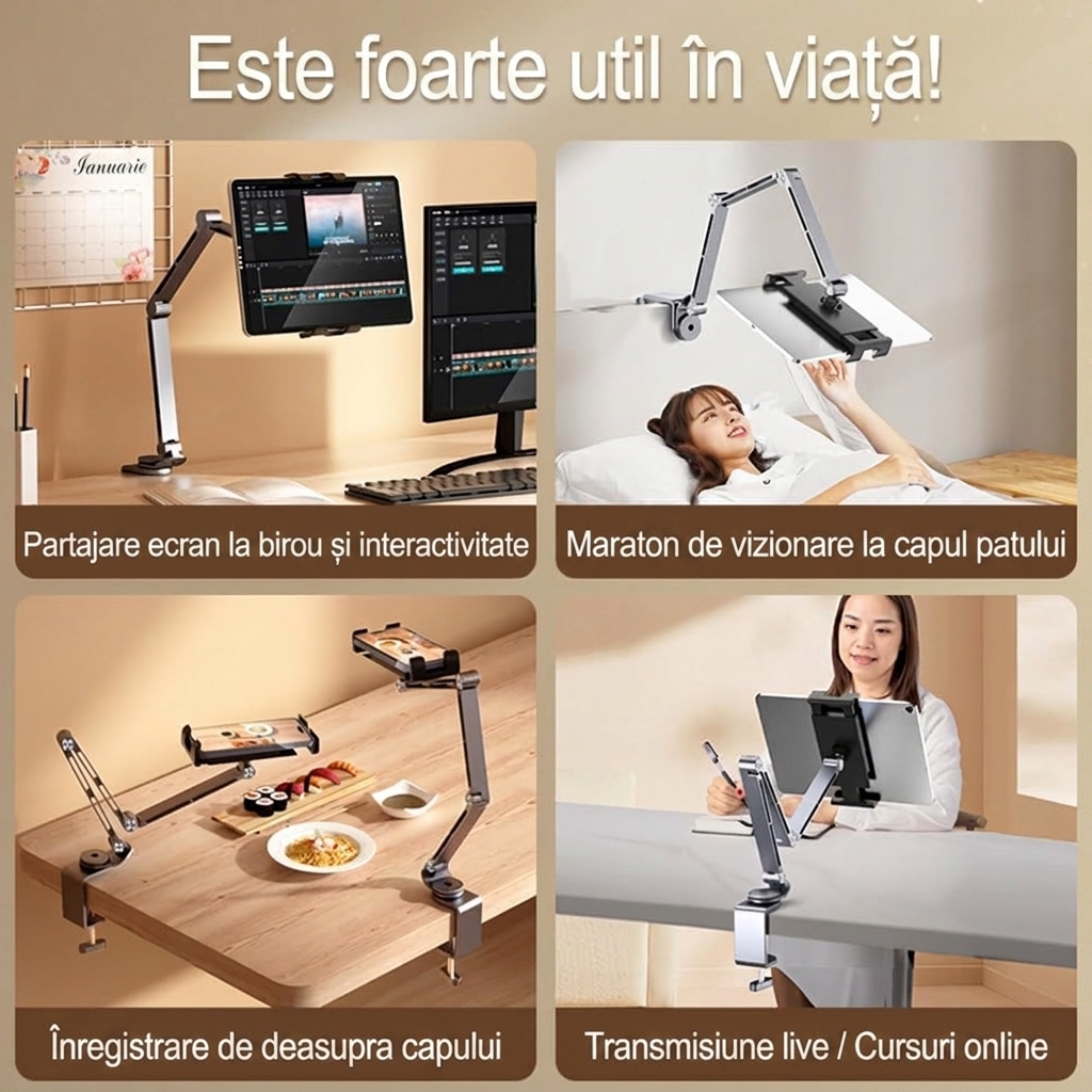 Suport Reglabil Tablete Metal
