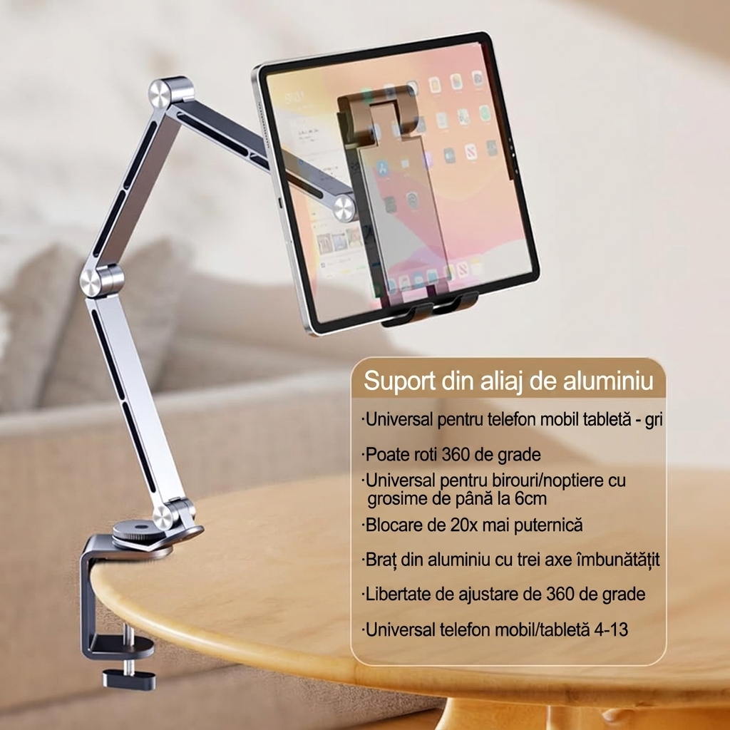 Suport Reglabil Tablete Metal