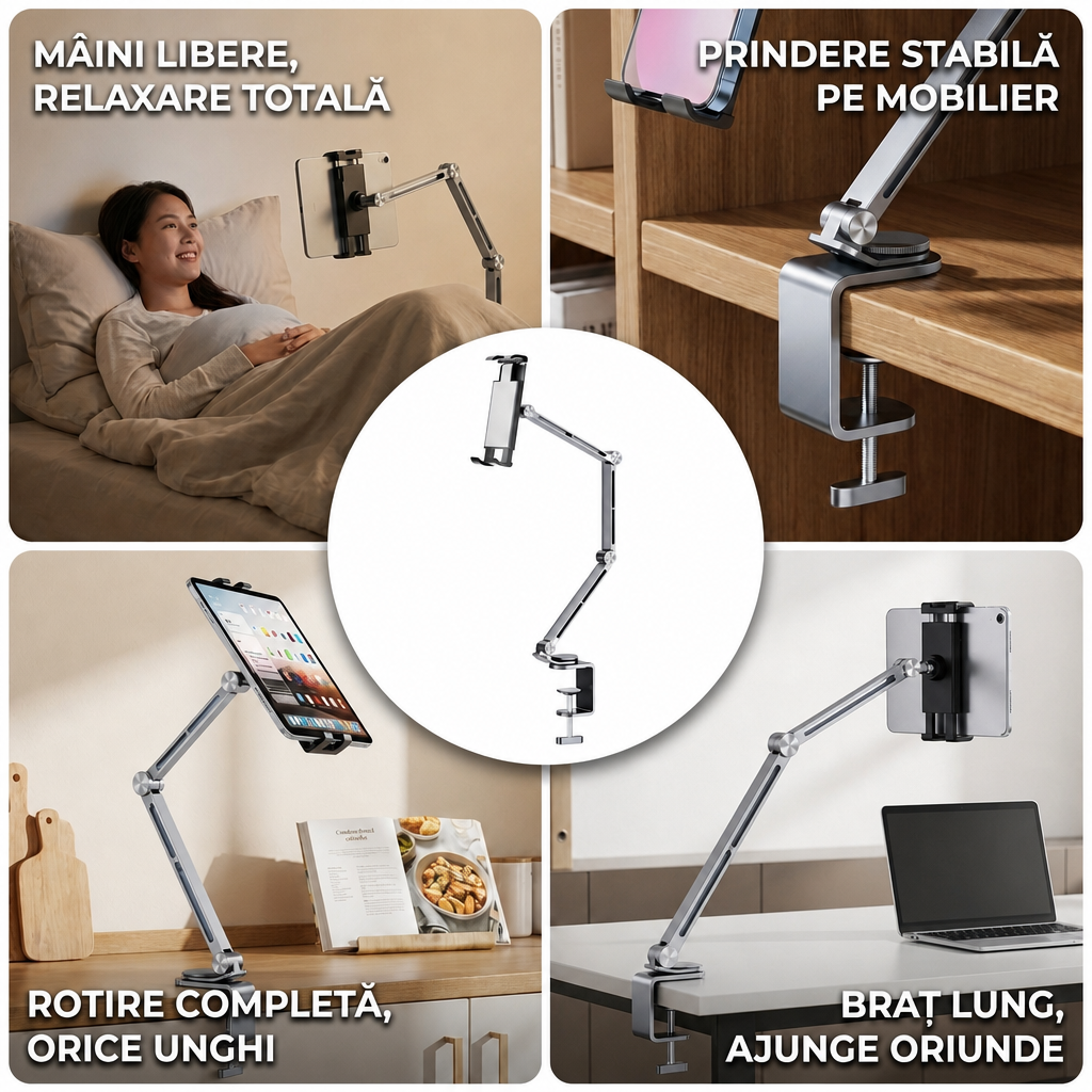 Suport Reglabil Tablete Metal