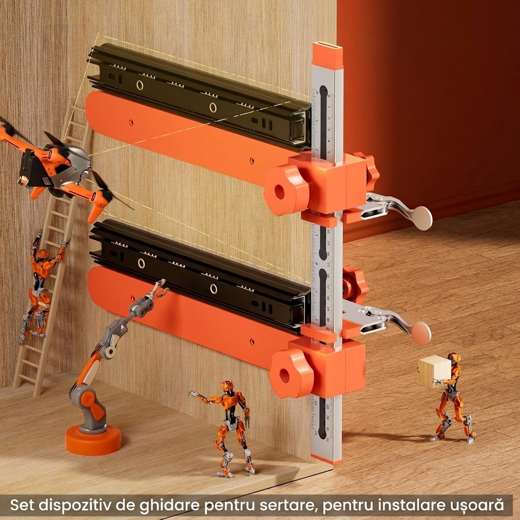 Set Jig Montare Glisiere Sertare