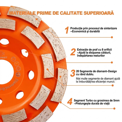 Disc abraziv piatră beton