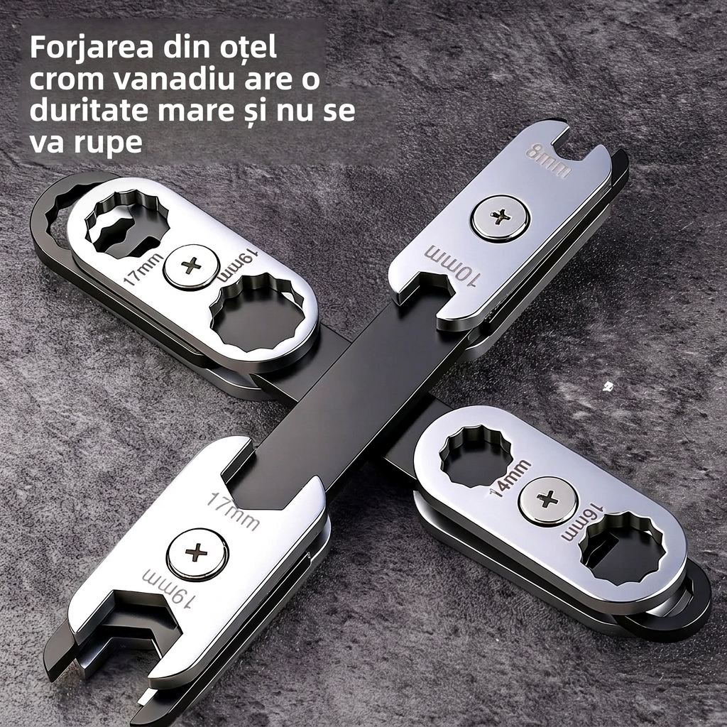 Cheie Rotativă Multifuncțională