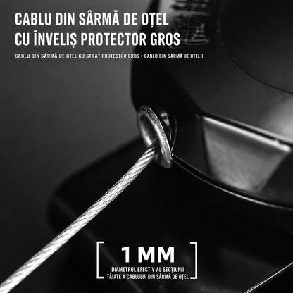 Cablu Retractabil Chei Antipierdere