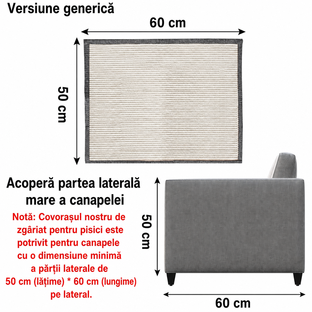 Protecție Canapea Sisal Pisici