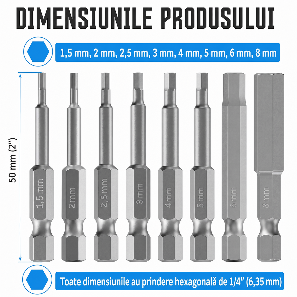 Set Biți Hex Magnetici