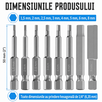 Set Biți Hex Magnetici