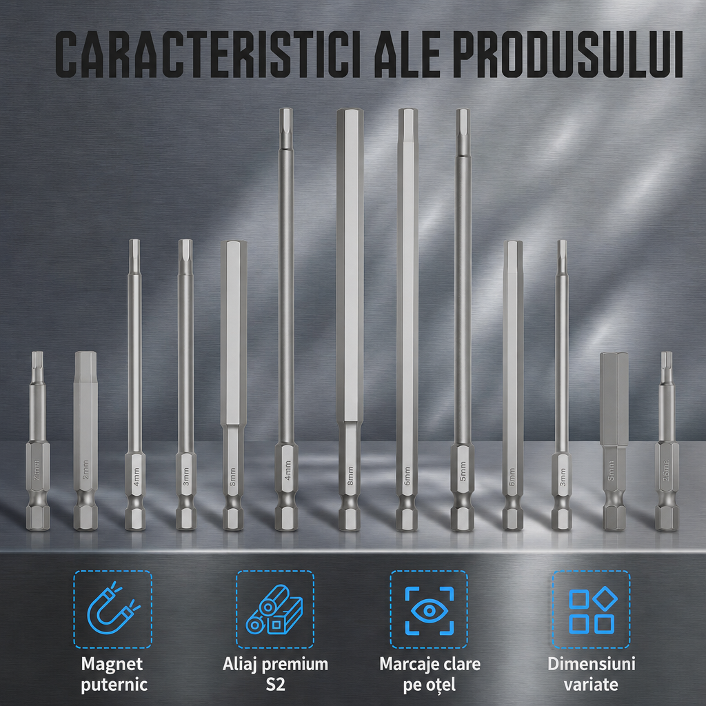 Set Biți Hex Magnetici