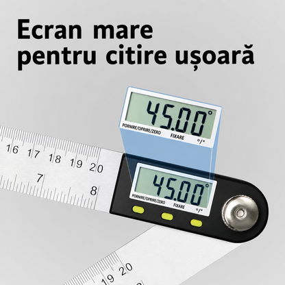 Riglă Digitală Unghiuri