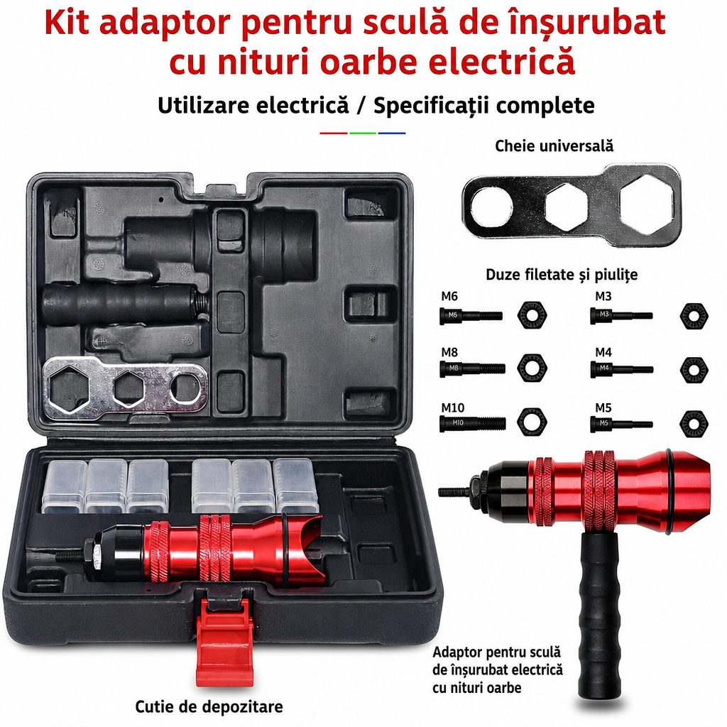 Adaptor Nituri pentru Bormașină