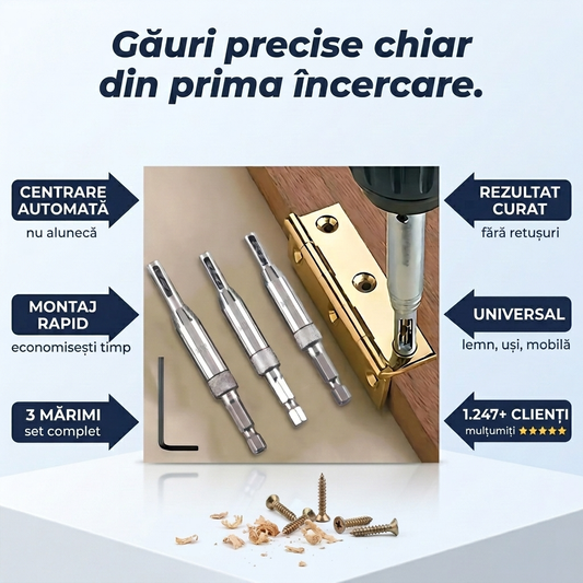 Set 3 Burghie Auto-centrare Mobilier