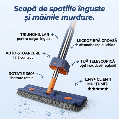Mop Triunghiular Auto-Spălare
