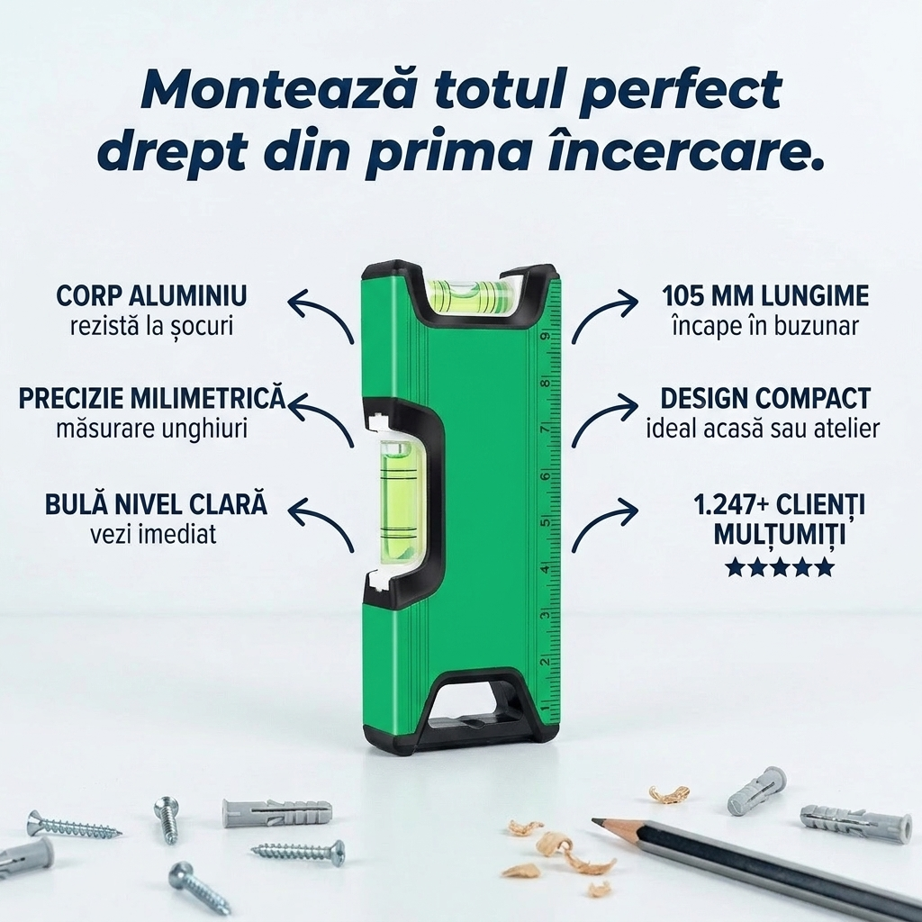 Niveler Mini Portabil Precizie