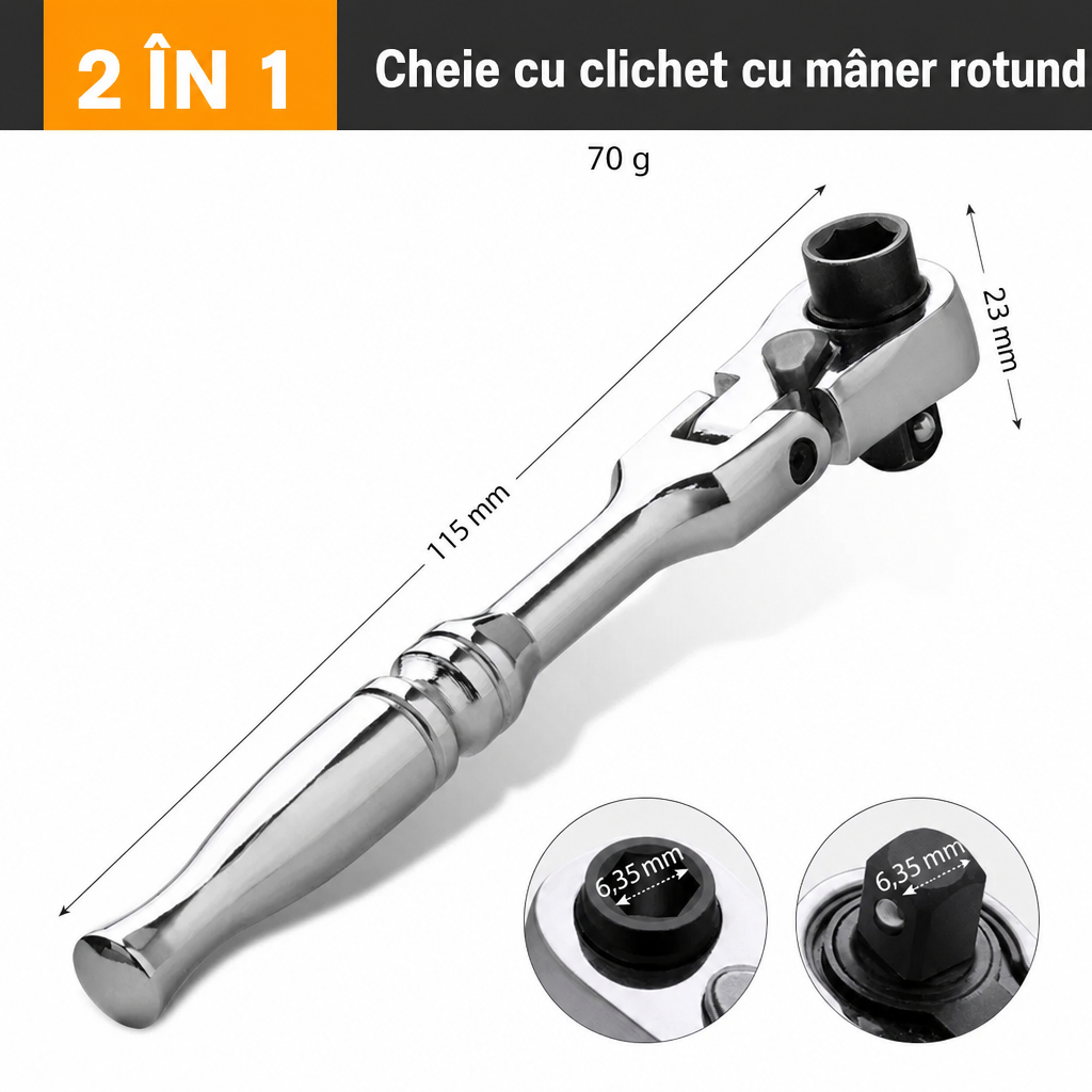 Cheie Clichet Rotund Universală