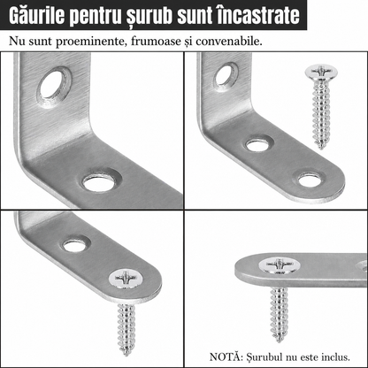 Consolă Unghiulară Oțel Inoxidabil