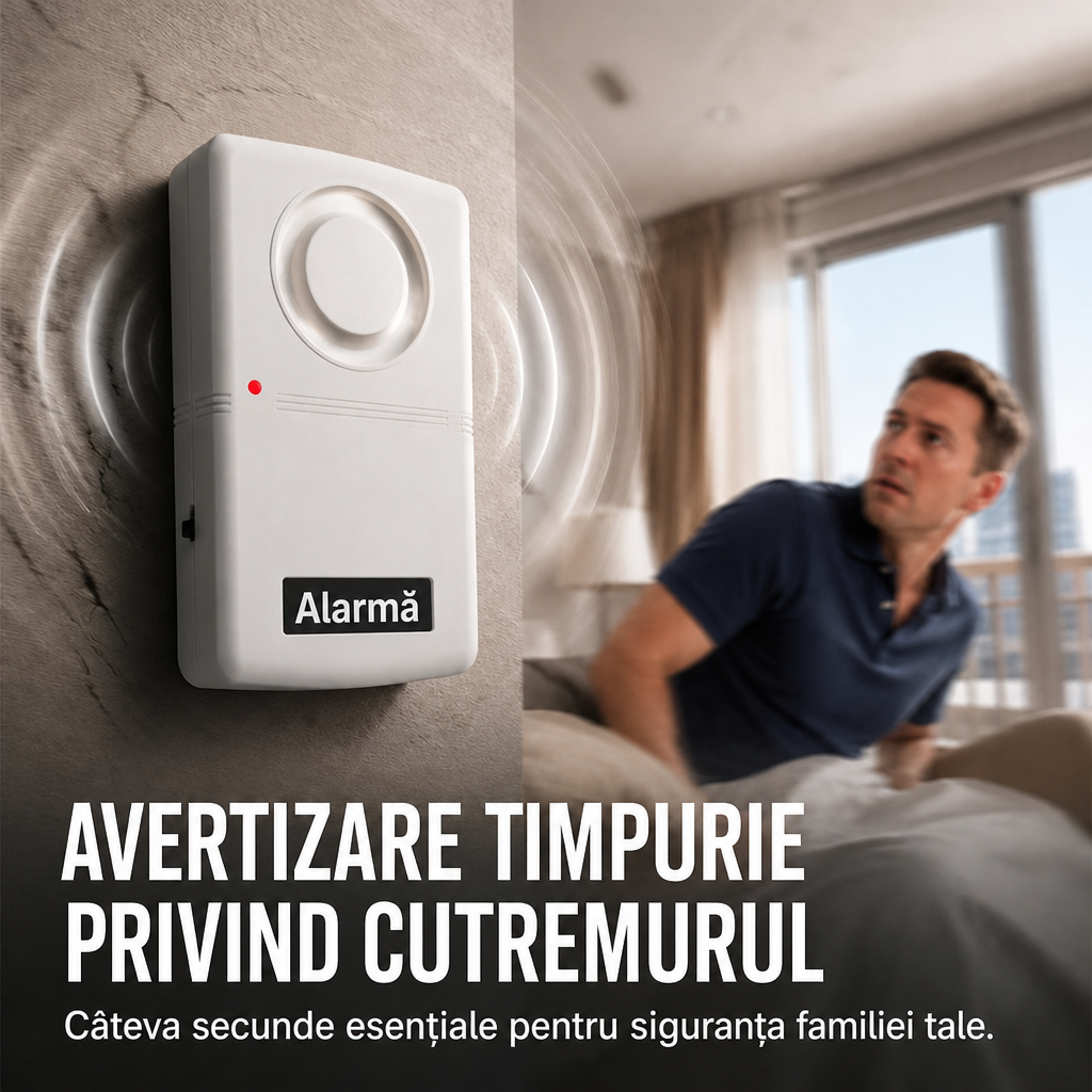 Alarmă Vibrație Uși Ferestre