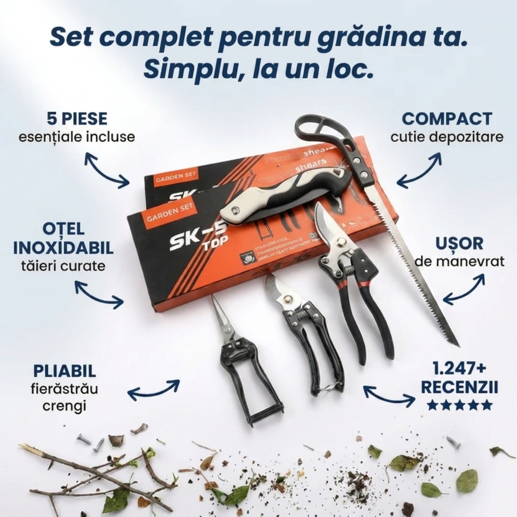 Set Grădinărit 5 Piese