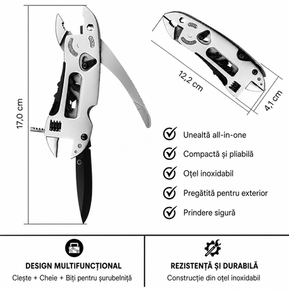 Multitool Clește Pliabil Portabil