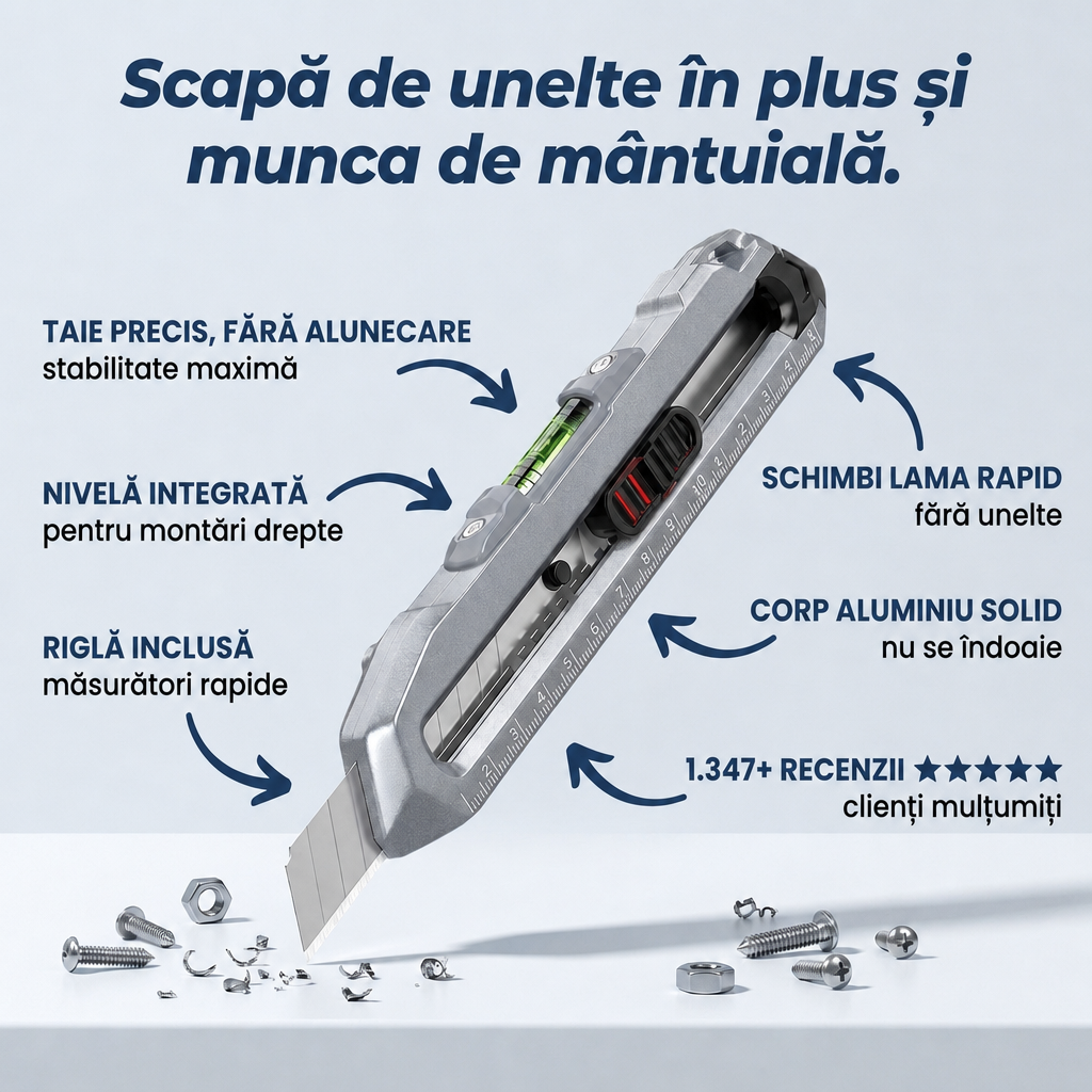 Cutter Multifuncțional Din Aluminiu
