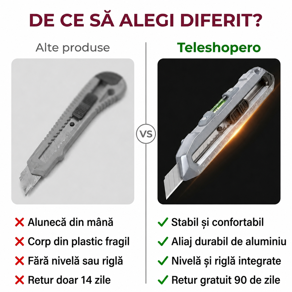 Cutter Multifuncțional Din Aluminiu