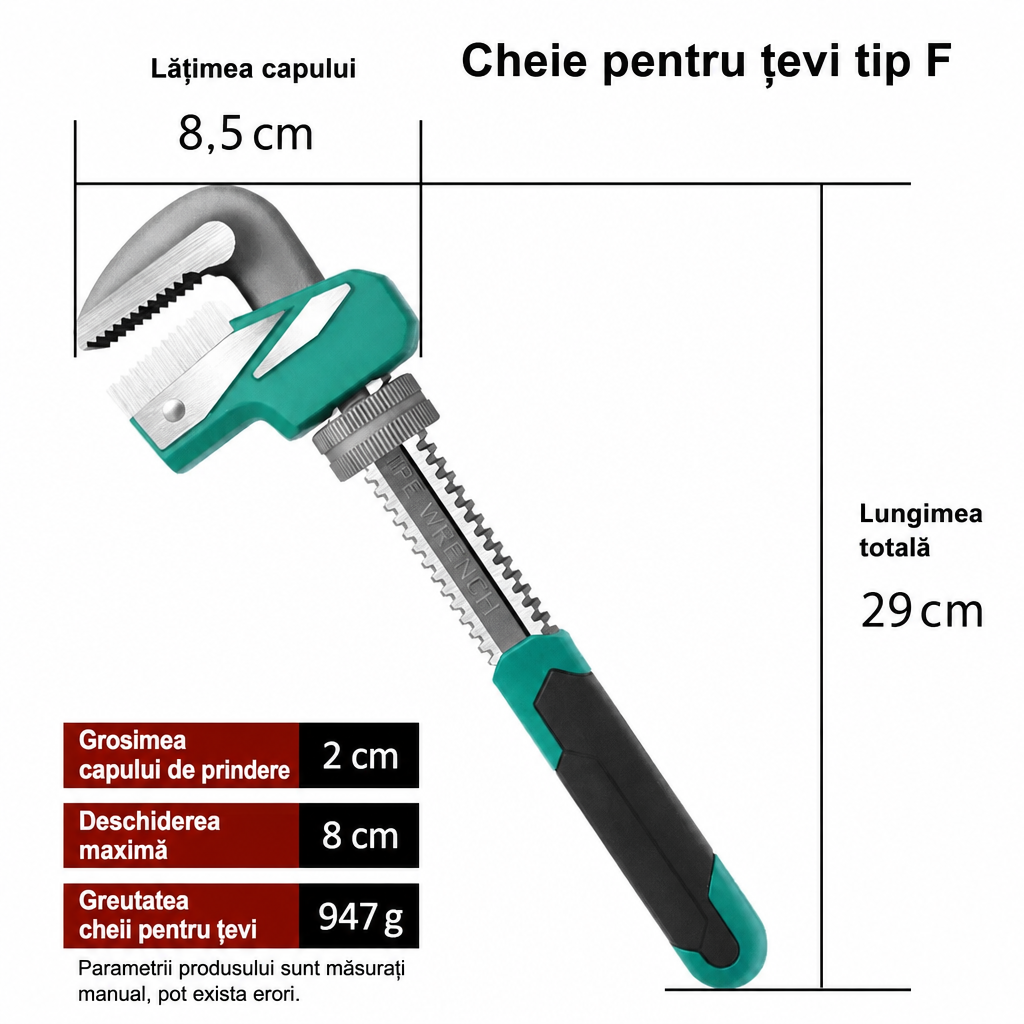 Cheie Rapidă Multifuncțională Țevi
