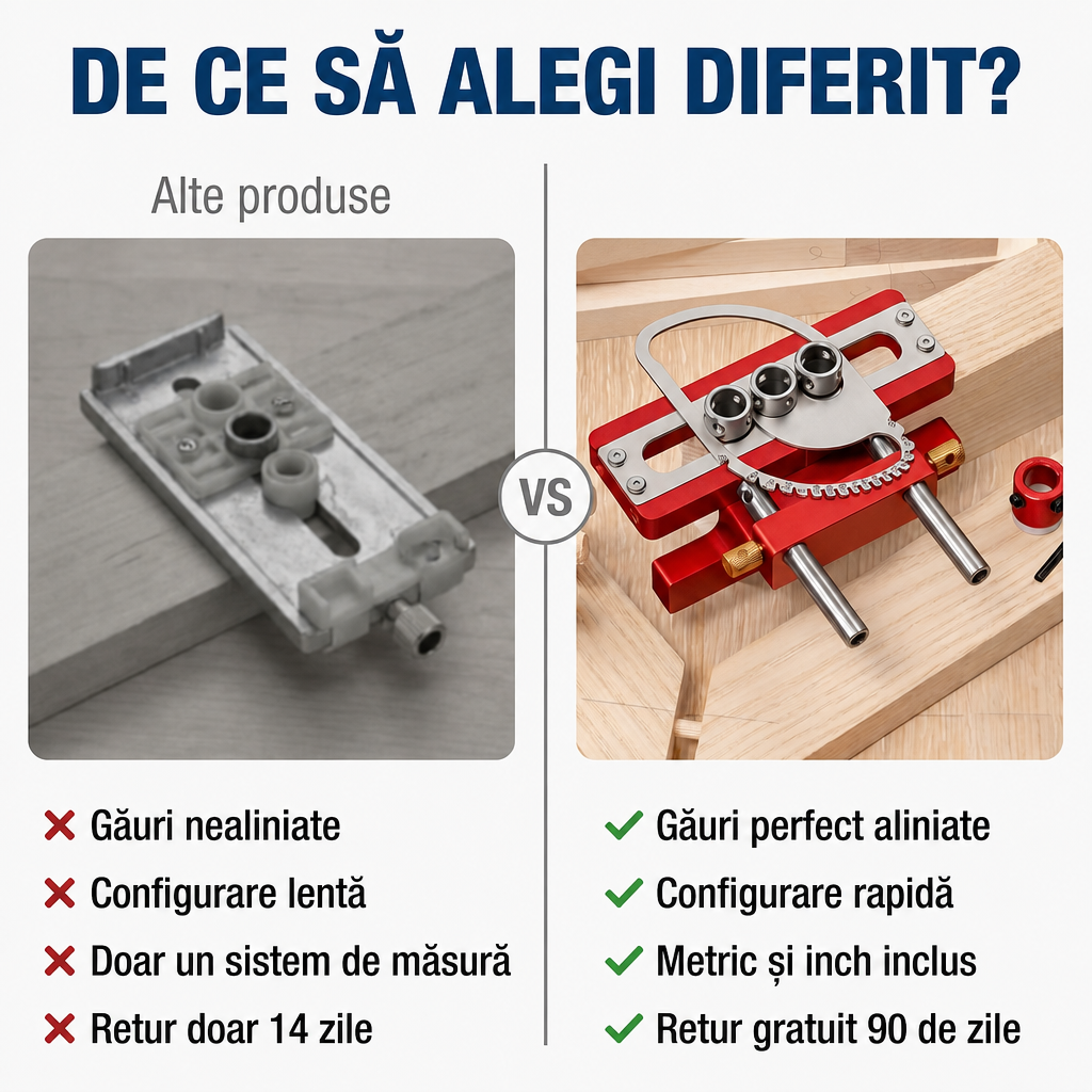Jig Dowel pentru Îmbinări