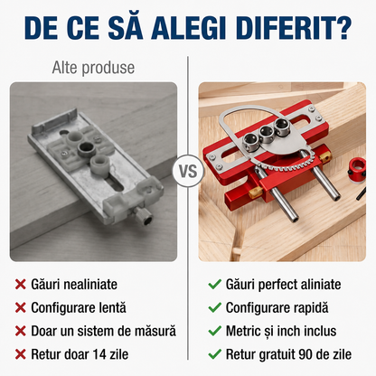 Jig Dowel pentru Îmbinări