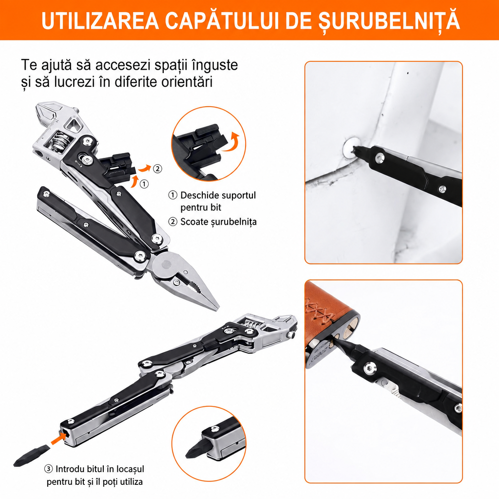 Multiunealtă Compactă NexTool EDC