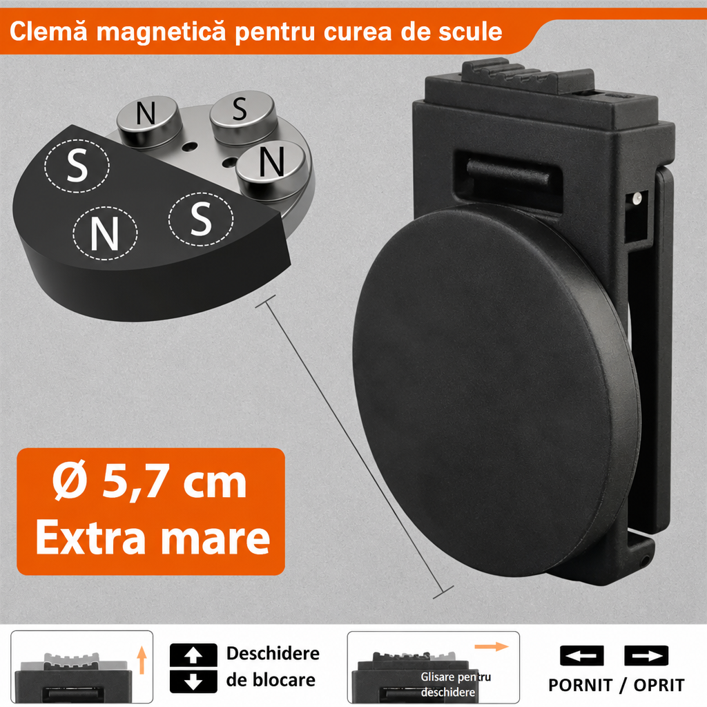 Suport Magnetic Pentru Centură