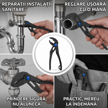 Clește Reglabil pentru Țevi