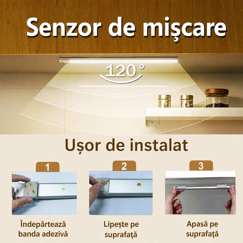 Lumină LED Dulap Wireless