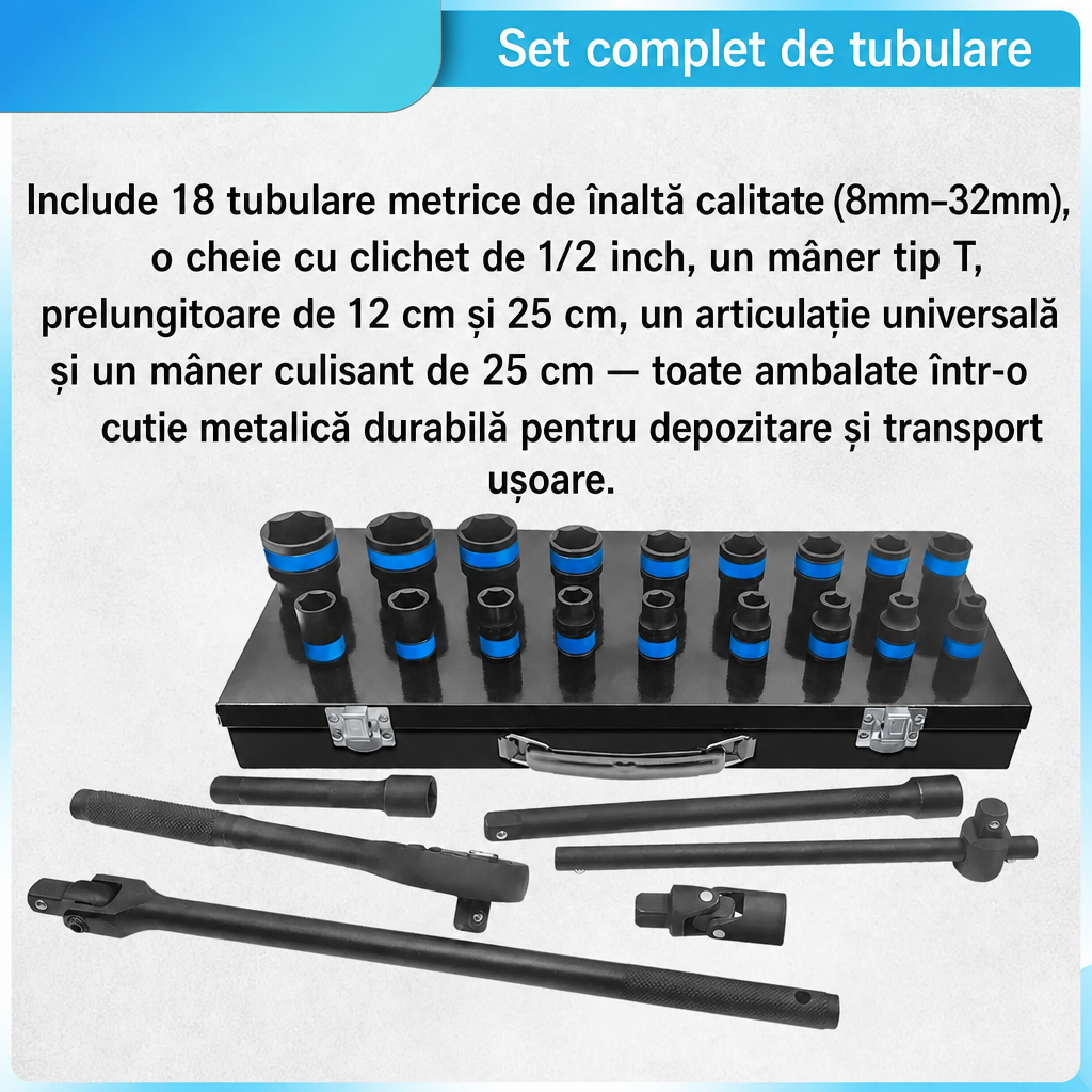 Set Chei Tubulare Metric