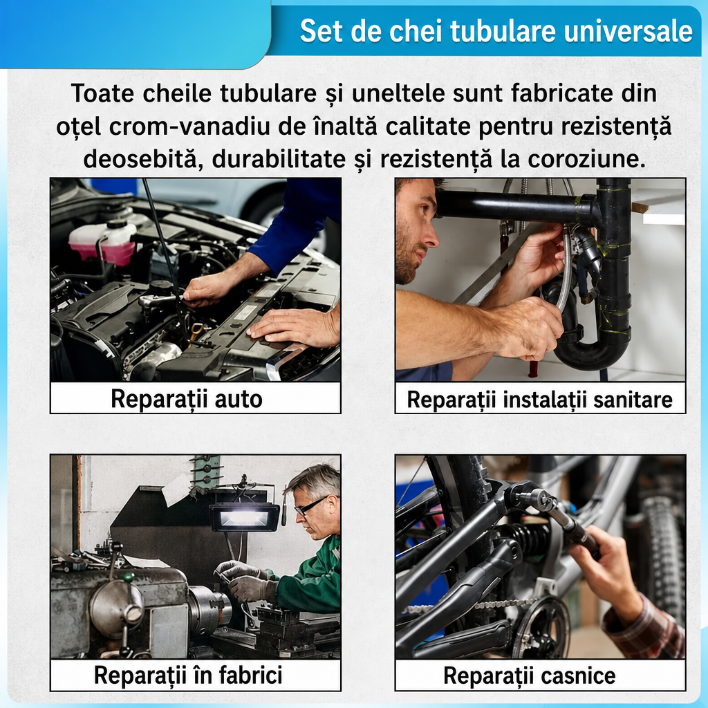 Set Chei Tubulare Metric