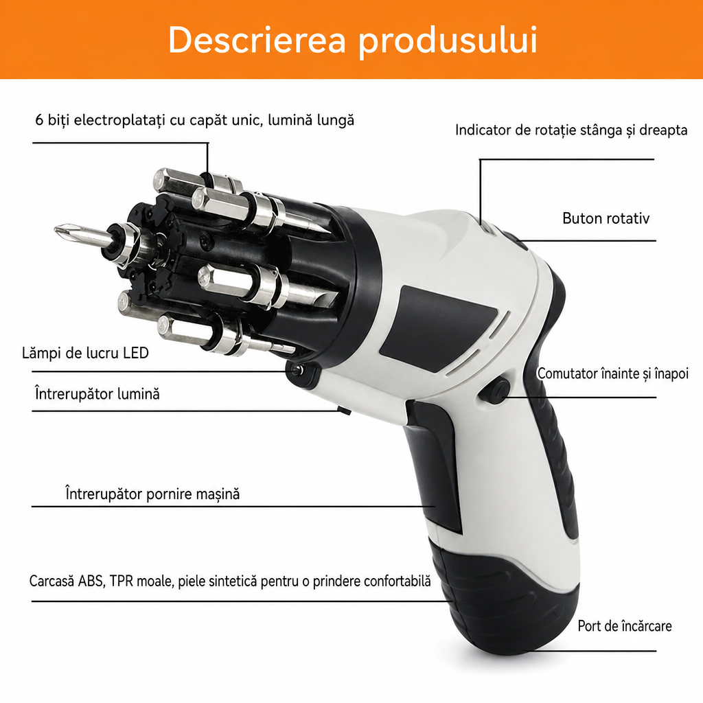 Șurubelniță Electrică Fără Fir