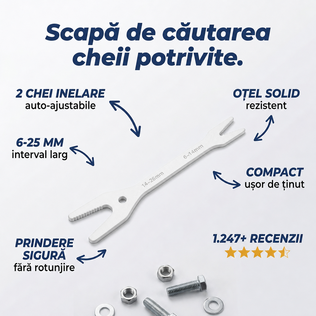Cheie Inelară Auto-ajustabilă