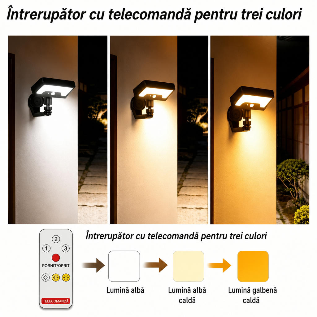 Lumină Solară Magnetică Senzor
