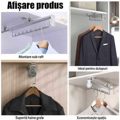 Suport Extensibil pentru Haine