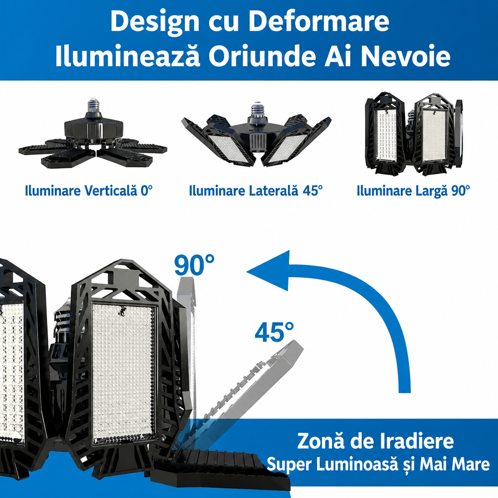Lampă LED Atelier Deformabilă
