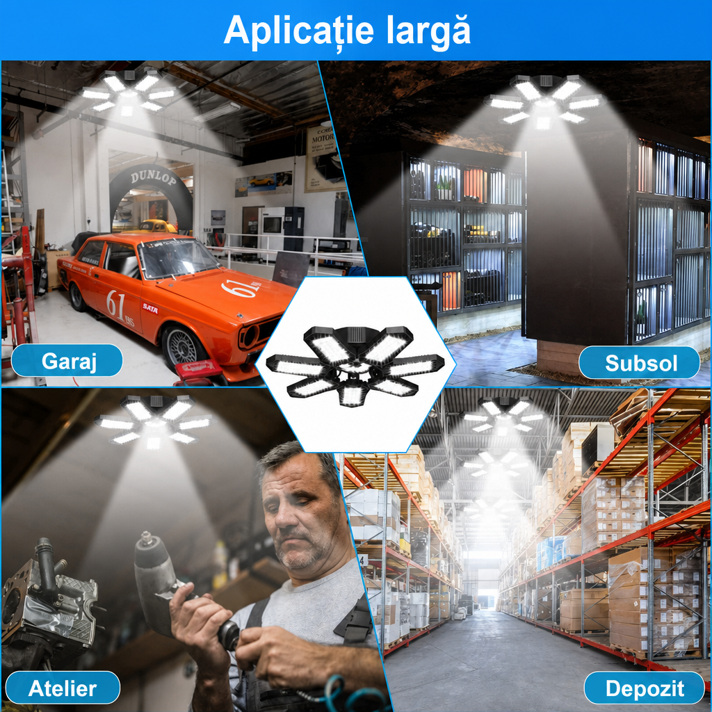 Lampă LED Atelier Deformabilă