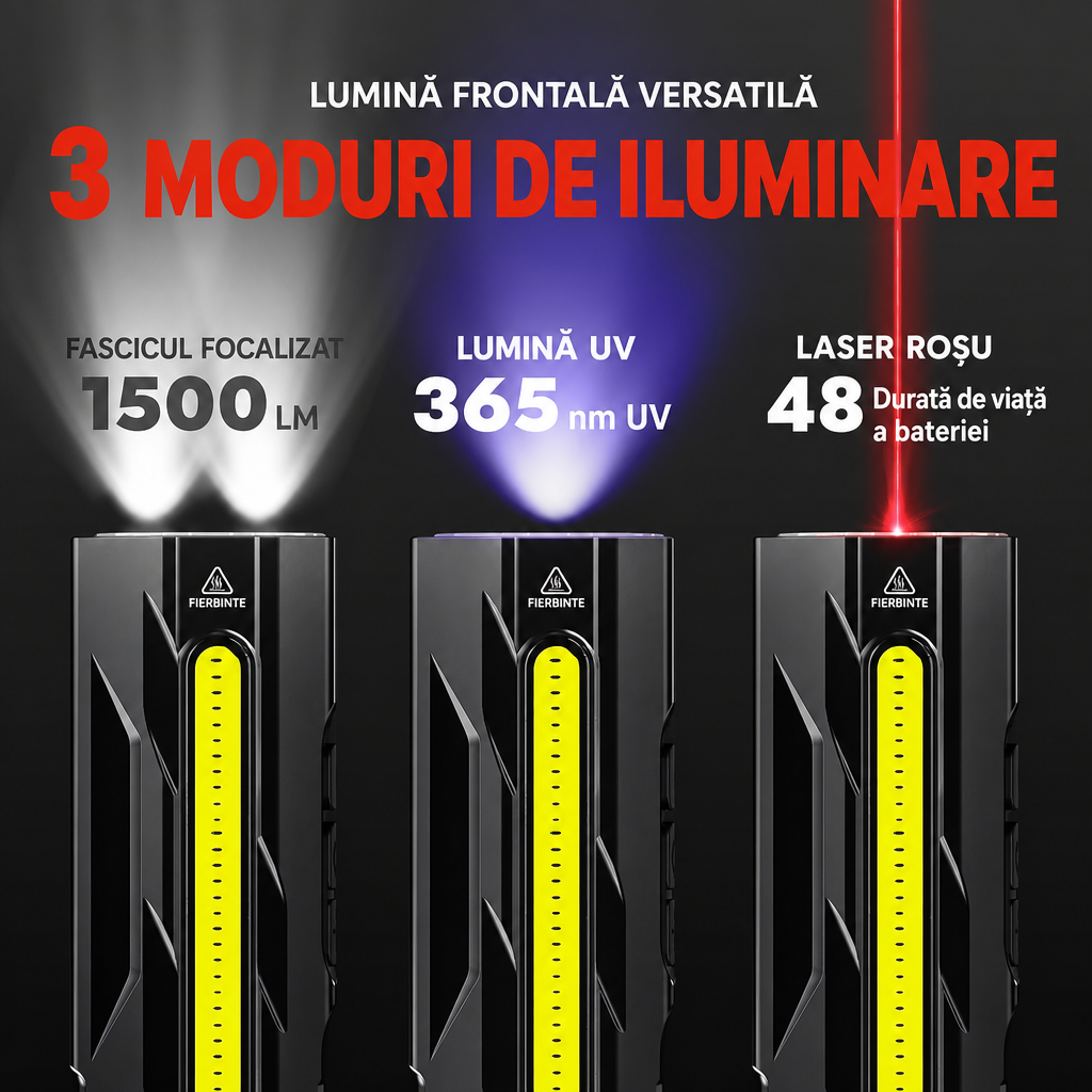 Lanternă LED T9 Pro